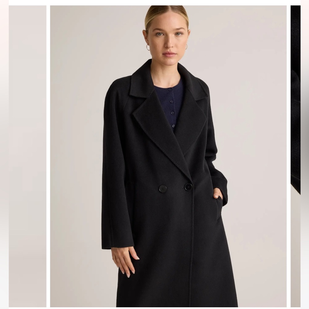 Quince Black Women's Coat